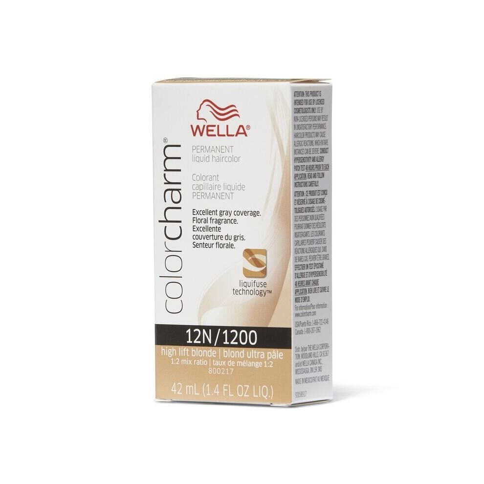 Wella (12N High Lift Blonde ) Color Charm Permanent Liquid Haircolor Multicoloured
