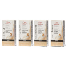 (6NN – pack of 4) Wella Color Charm Permanent Liquid Haircolor