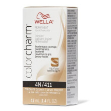 ( 4N Medium Brown ) Wella Color Charm Permanent Liquid Haircolor