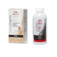 (5NN + Developer (Vol. 20) 3.6oz ) Wella Color Charm Permanent Liquid Haircolor