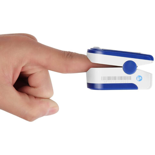 Fingertip Pulse Oximeter Blue - 1 Pack 1