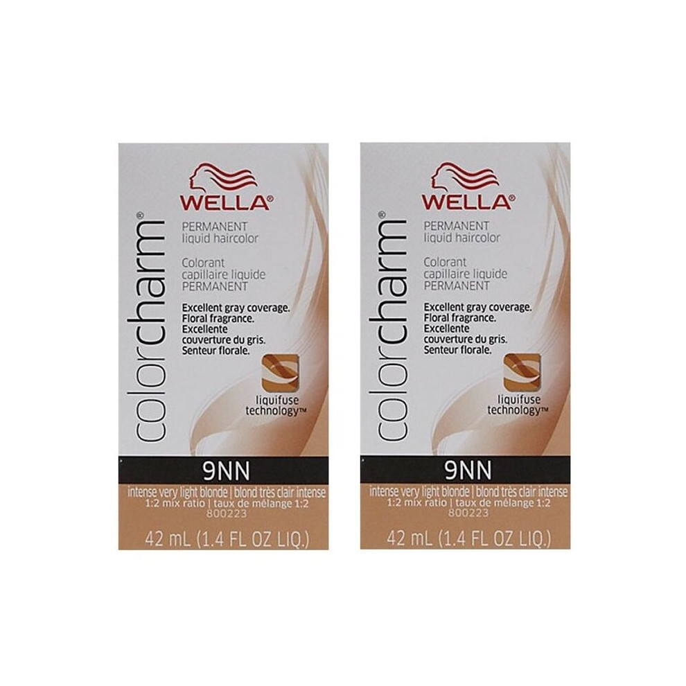 (9NN â pack of 2) Wella Color Charm Permanent Liquid Haircolor