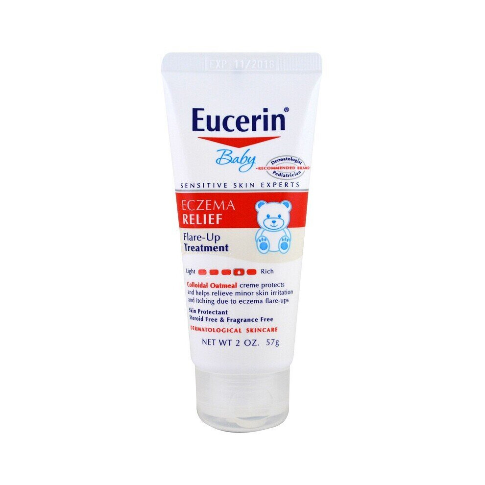 Eucerin, Baby, Eczema Relief, Flare Up Treatment, Fragrance Free, 57g