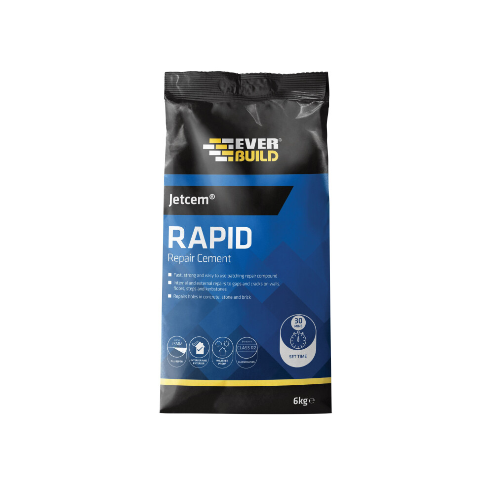 Everbuild Rapid Set Cement 12Kg (4 X 3Kg Packs)
