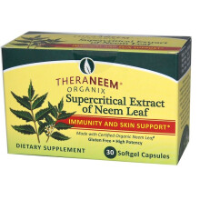Organix South, TheraNeem Naturals, Supercritical Extract of Neem Leaf, 8 mg, 30 Softgels