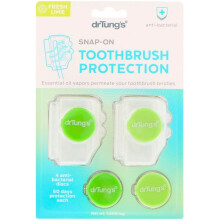 Dr. Tung's, Snap-On Toothbrush Protection, Fresh Lime