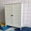 Wit Bamboe Hout 2 Deurs Badkamer Toiletkast Organiser Kast 2