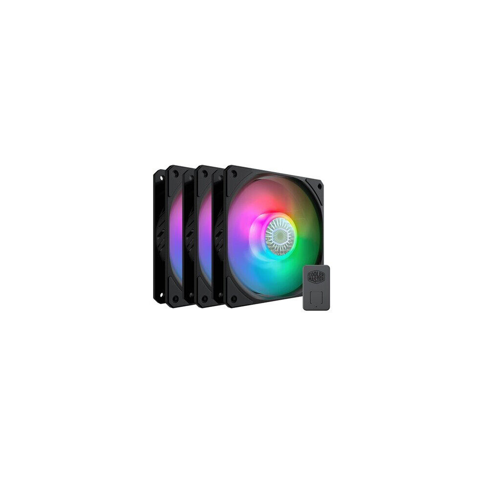 Cooler Master Sickleflow 120 Argb Addressable Rgb 3 Fan Pack With Argb Cont Mfx-B2dn-183Pa-R1 4719512097434