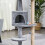 PawHut PawHut Grey 3-Tier Cat Tree With Scratching Posts | Cat Tree House 7