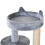 PawHut PawHut Grey 3-Tier Cat Tree With Scratching Posts | Cat Tree House 2