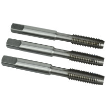 Faithfull HSS Straight Flute Tap Set M8 x 1.25, 3 Piece