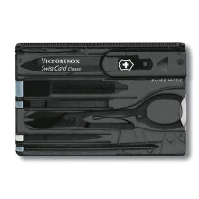 Victorinox Swiss Card Translucent Onyx Blister Pack VICJSWCDONB