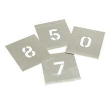 Stencils Set of Zinc Stencils - Figures 1in Walleted STNF1W