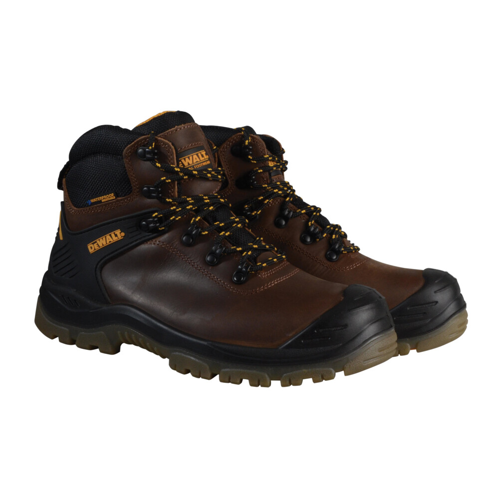 DEWALT Newark S3 Waterproof Safety Hiker Brown Boots UK 6 Euro 39/40 DEWNEWARBR6