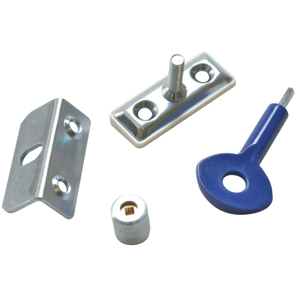 Yale Locks P121 Window Screw Locks Satin Chrome Pack Of 6 P6p112 Yalp6p112sc 5010608011204
