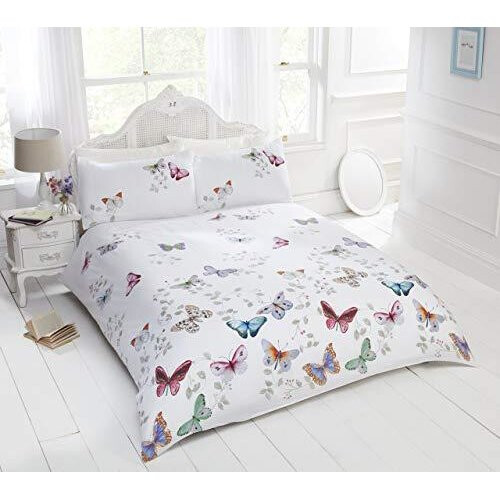 Rapport Mariposa Duvet Set, Multi-Colour, Double, Butterflies