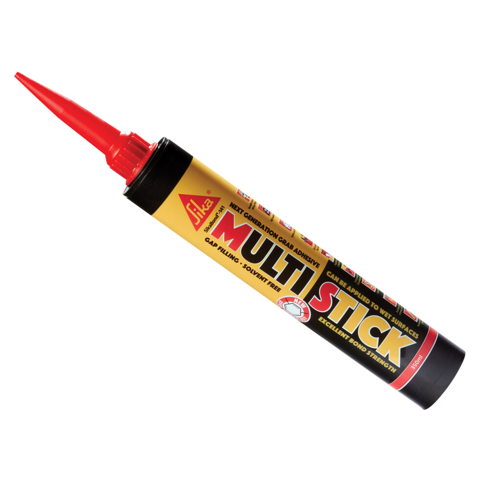SIKA EVERBUILD MULTI STICK, , HYBRID POLYMER GRAB ADHESIVE, 350ML, CARTRIDGE, WHITE