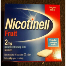 NICOTINELL FRUIT 2MG MEDICATED CHEWING GUM 204 PIECES SUGAR FREE