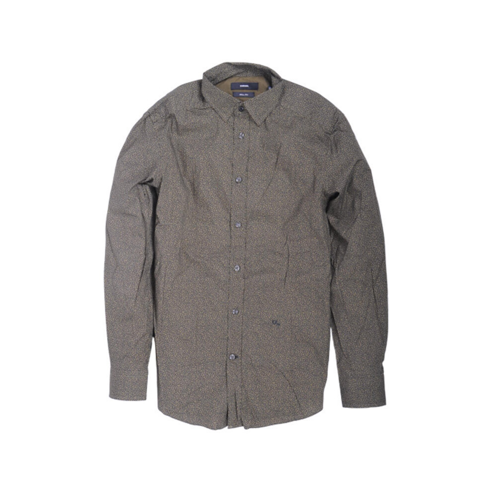 Diesel (Xs) S Wegee 0Gapb Mens Shirt Long Sleeve Casual Green