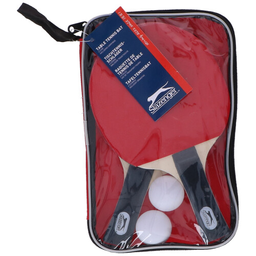 5pc Table Tennis Ping Pong Set Paddle Zip Bag Carry Case 1