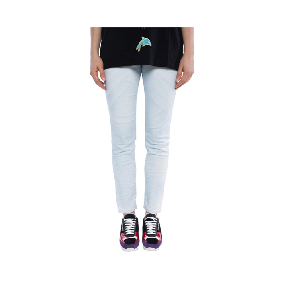 Diesel (W29 L30) Belthy Ne N003w2 Womens Denim Jeans Stretch Regular Fit Sweat Jogg Jeans White