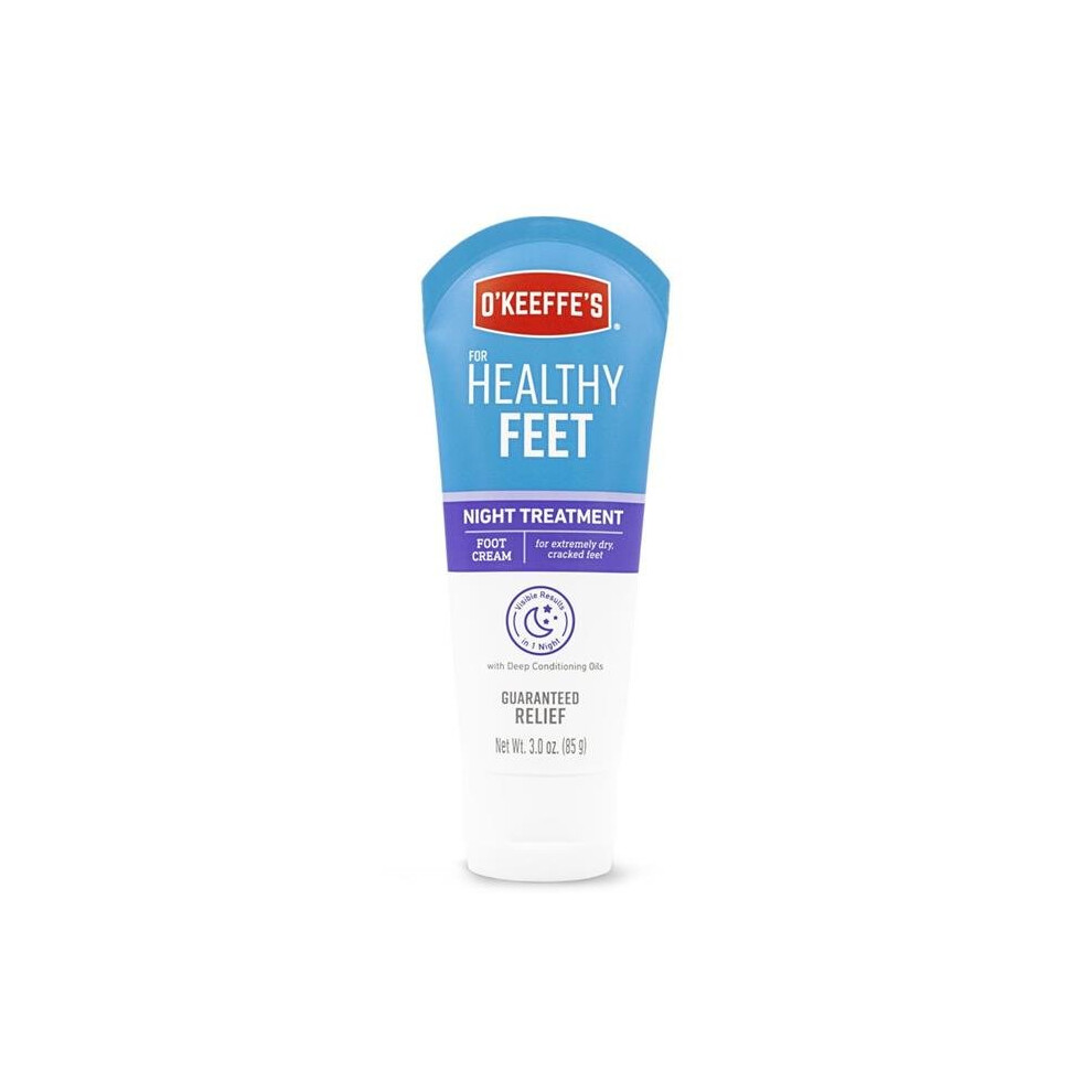 OKeeffes 9039050 3 oz for Healthy Feet White Night Treatment Foot Cream - Pack of 5