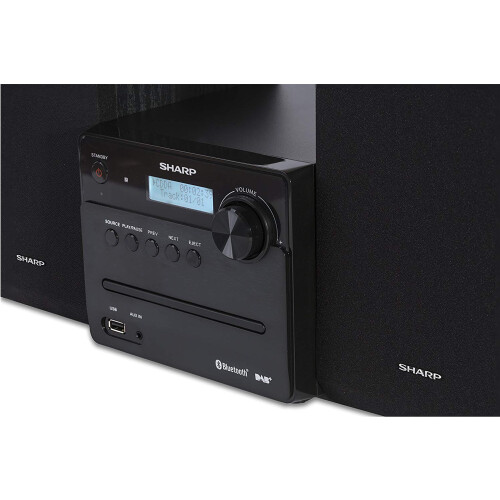 Sharp Sharp Micro Sound System with DAB+ Digital, FM Radio, Bluetooth & CD Playback 1
