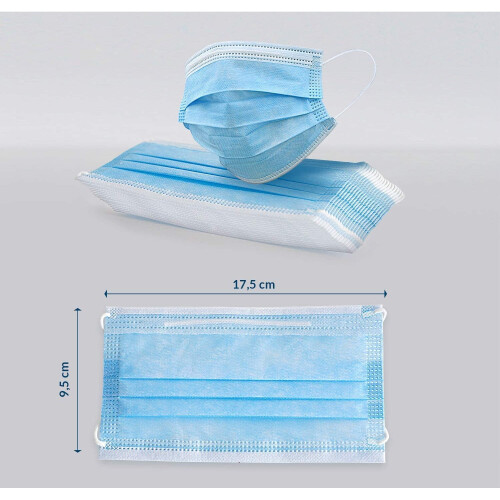 Masque facial jetable de protection quotidienne – Pack de 50 2