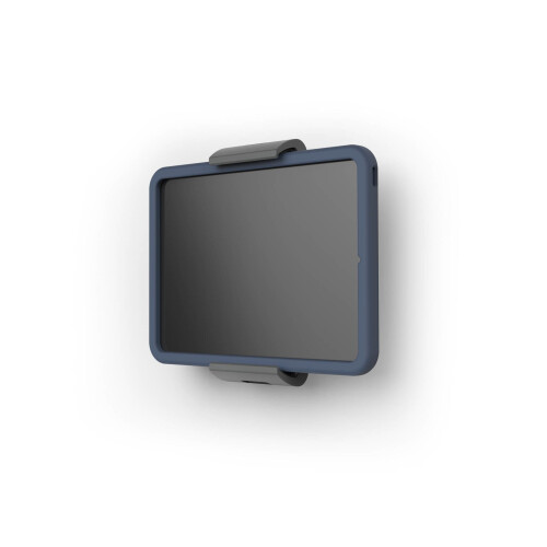 Durável 893823 Suporte de parede para tablet durável para bandejas com capa de 7 a 13 polegadas, giratório de 360, prata-antracite