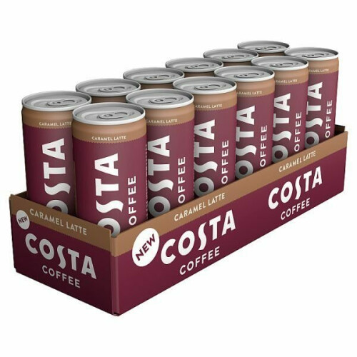 Costa Coffee Costa Coffee Caramel Latte 250ml Can 2
