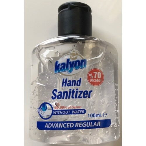 5 x 100ml Kalyon 70% Alcohol Hand Sanitiser