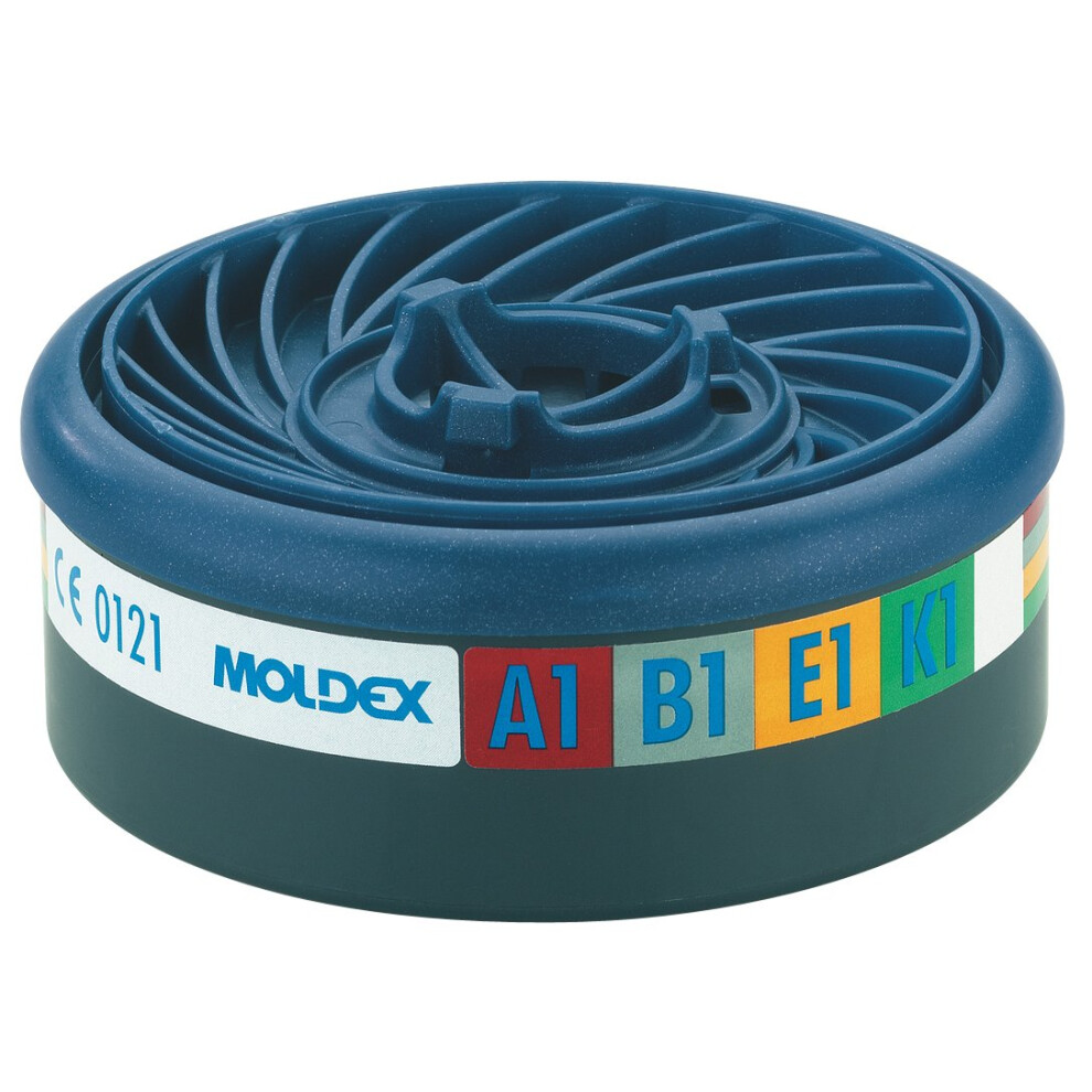 Moldex EasyLock ABEK1 Gas Filter Cartridge (Wrap of 2) MOL9400