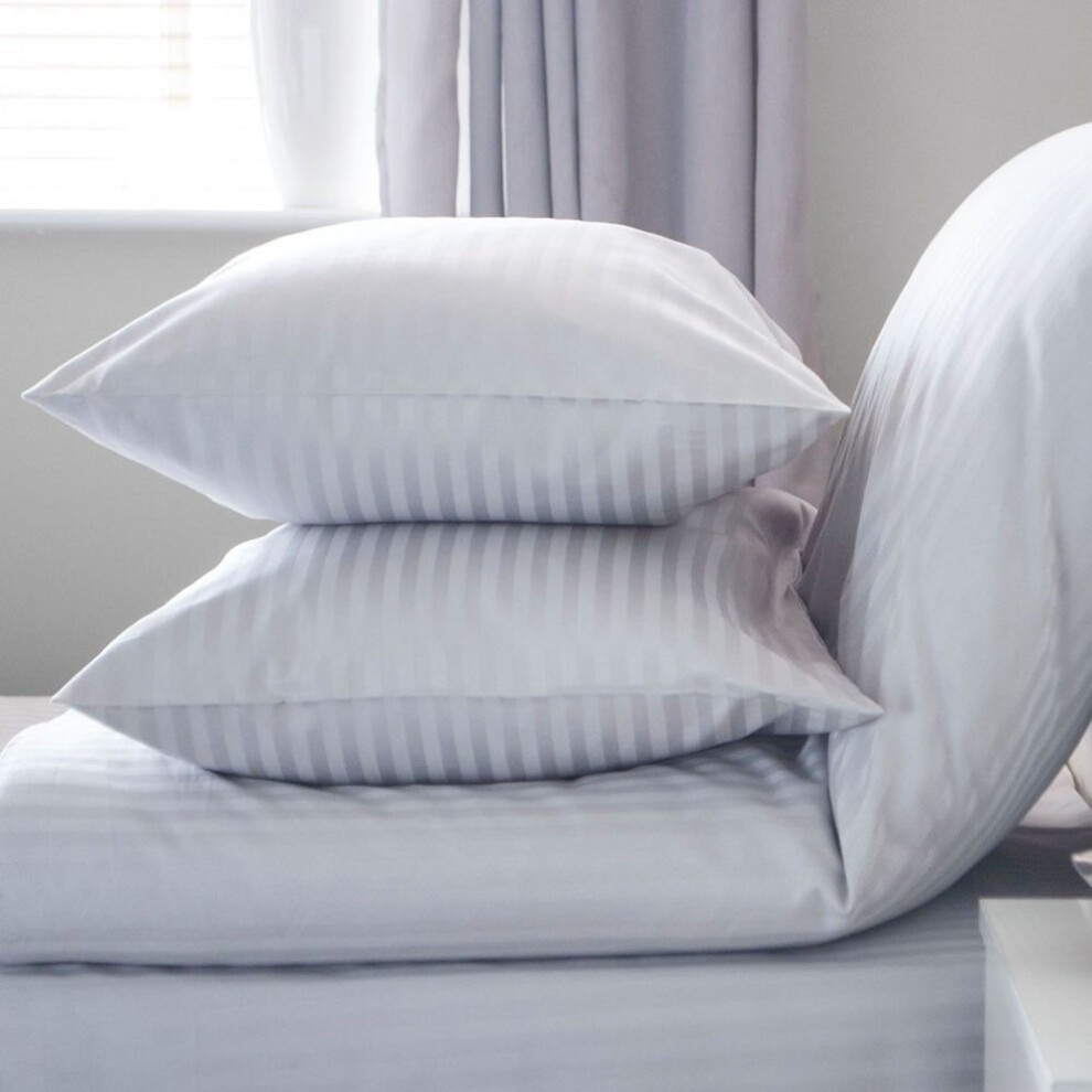 Pillows Quilted Luxury Jumbo Bounce Back Stripe Pillow -4 Pack