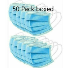 Mascarilla facial desechable protectora para uso diario, paquete de 50