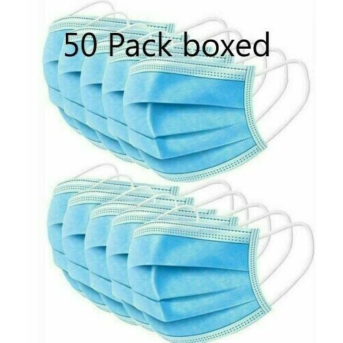 Masque facial jetable de protection quotidienne – Pack de 50