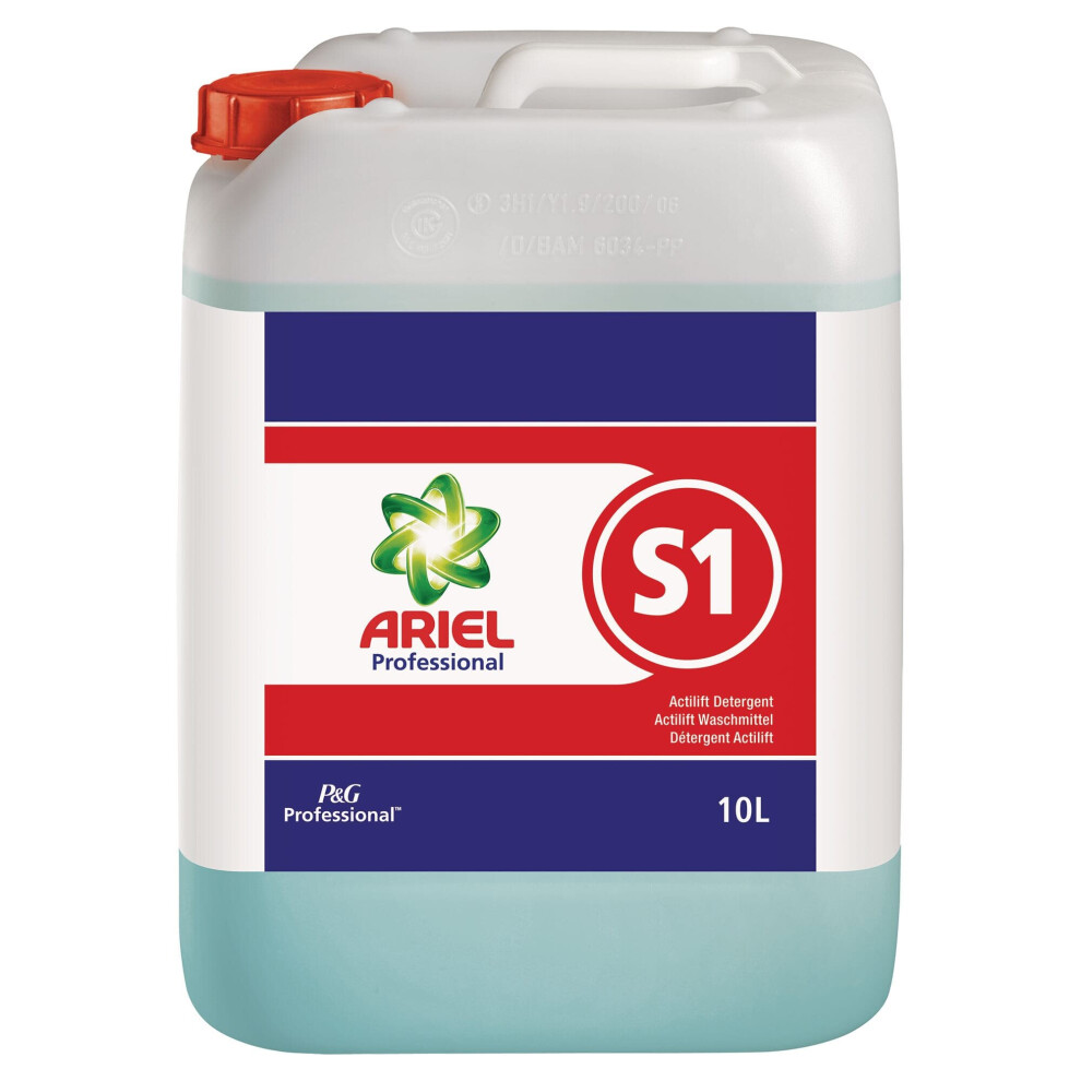 Ariel Professional S1 Actilift Liquid Detergent - 1X10ltr