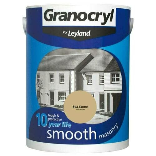 Granocryl Smooth Masonry Paint Sea Stone 5L Exterior
