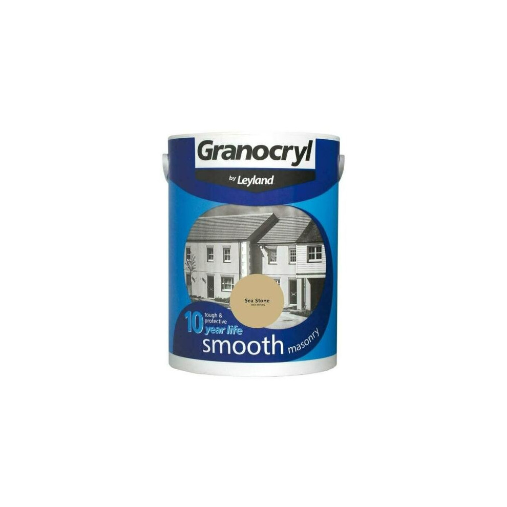 Granocryl Smooth Masonry Paint Sea Stone 5L Exterior 5010426732862