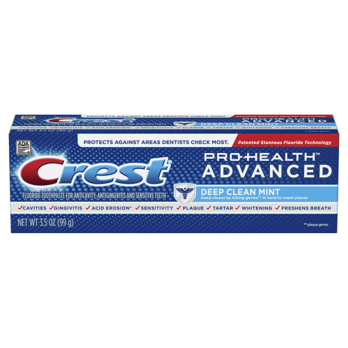 Crest CREST PRO-HEALTH ADVANCED DEEP CLEAN MINT TOOTHPASTE, 99 G (3.5 OZ)