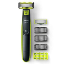 Philips OneBlade Wet Dry Facial, Body Hair Trimmer Shaver, 4 Combs, QP2620/25