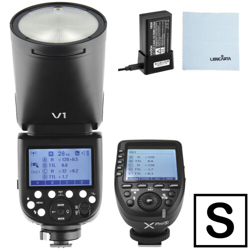 Godox Godox V1-Sony Round Head Camera Flash Speedlite X1T-S Compatible for Sony Camera