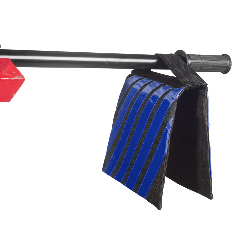 Pack of Two Large Heavy Duty Nylon Light Stand Counterweight Sand Bags Empty Black and Yellow
