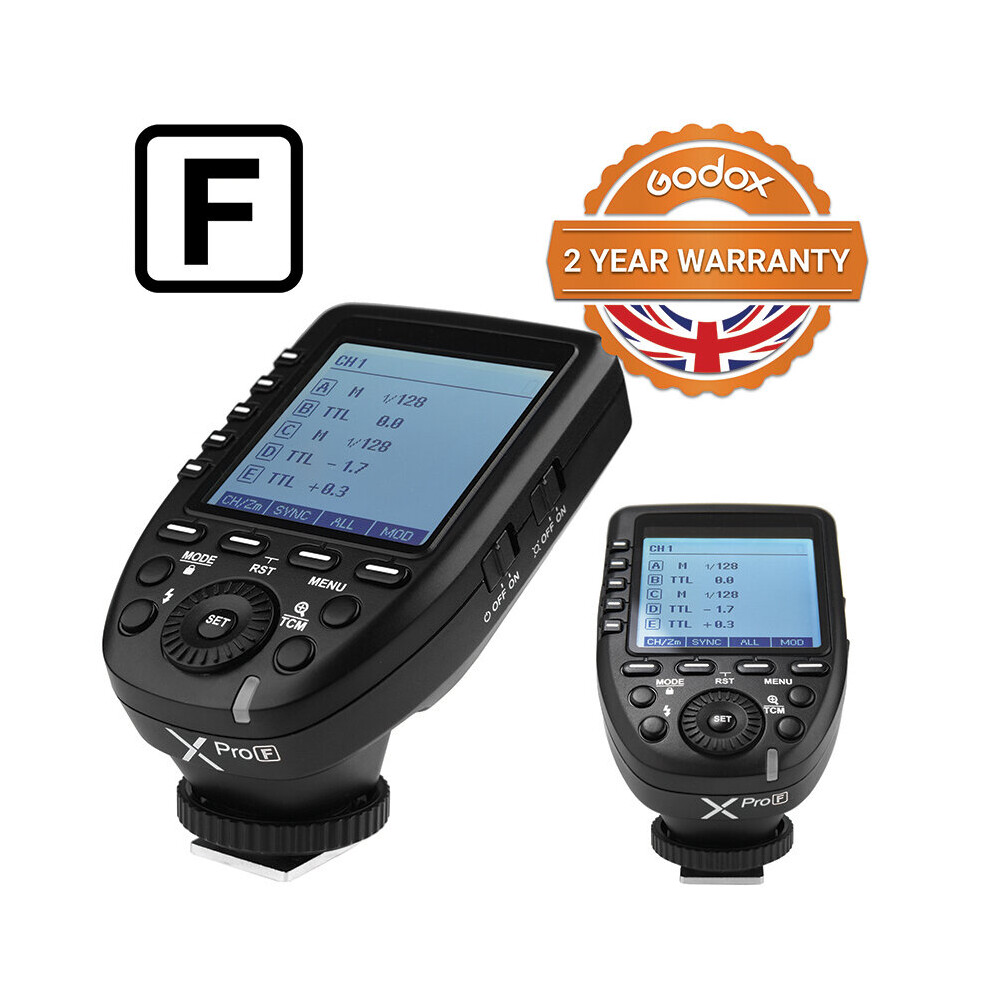 Godox Xpro-Nikon Ttl 2.4G Wireless High Speed Sync 1/8000 Second Radio Flash Strobe Trigger