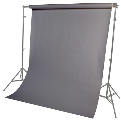 Photo Studio Paper Grey 1.35m x 10m Seamless Backdrop