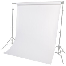 Photo Studio Paper White 1.35m x 10m Seamless Backdrop