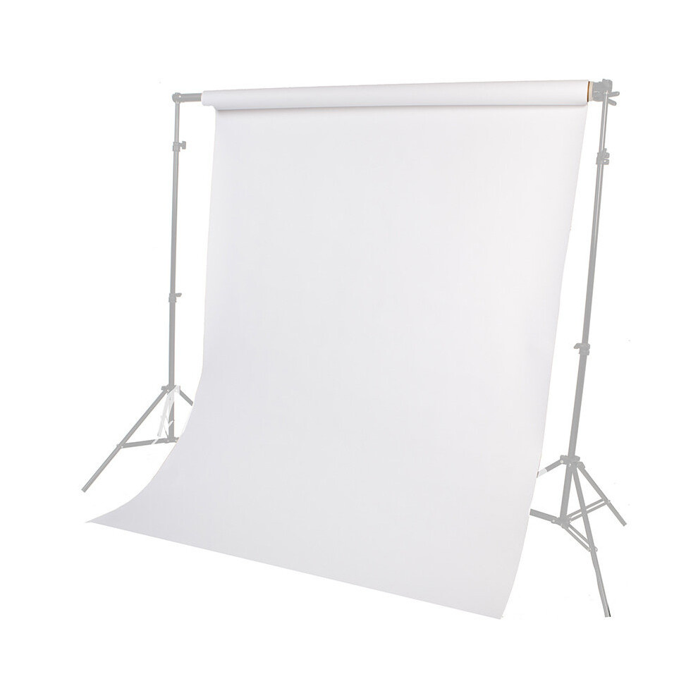 Photo Studio Paper White 1.35m x 10m Seamless Backdrop