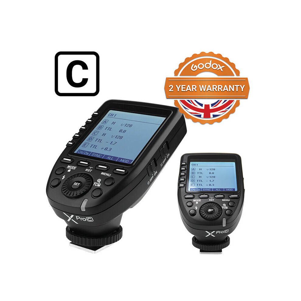 Godox XPro-Canon TTL 2.4G Wireless High Speed Sync 1/8000 second Radio Flash Strobe Trigger