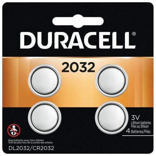 Duracell Duracell  Lithium  2032  3 Volt Security And Electronic Battery