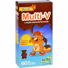 YumV's, Kinder, Multi V mit Multi-Mineralien Formel, Milchschokolade, 60 Bärchen