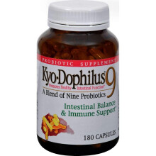 Kyolic, Kyo-Dophilus, Multi 9 Probiotikum, 6 Milliarden KbE, 180 Kapseln